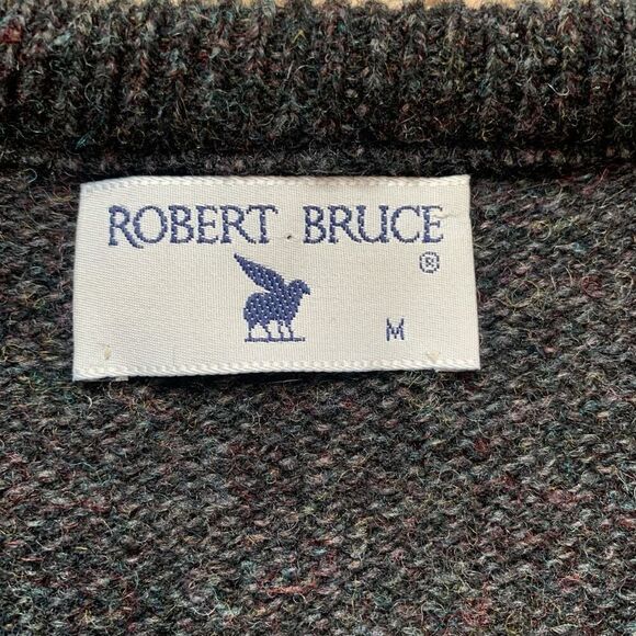 Vintage Charcoal V-Neck Sweater - Picture 7 of 11